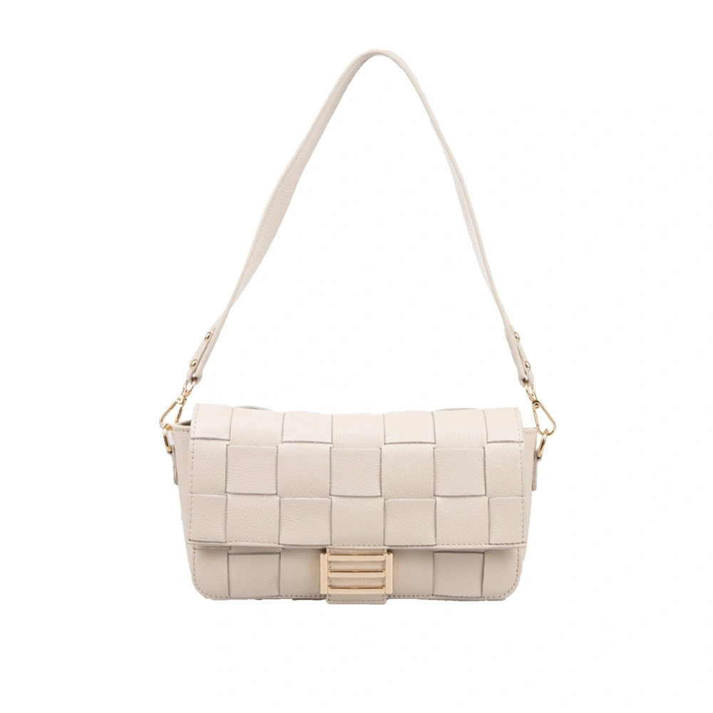 Geanta de umar din piele naturala Antonia Moretti AM1547, Bej, #1, Bagsy