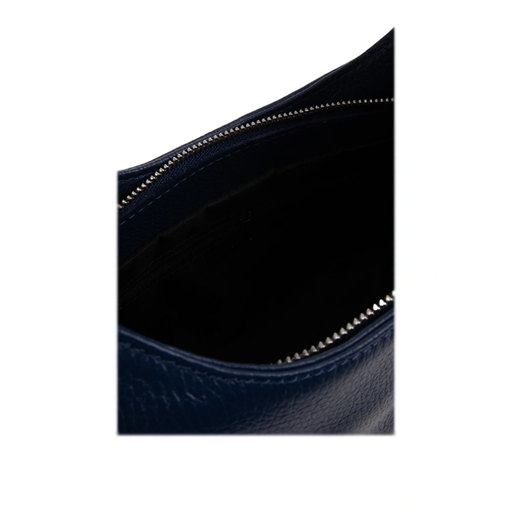 Geanta de umar din piele naturala Antonia Moretti AM1548, Albastru, #4, Bagsy