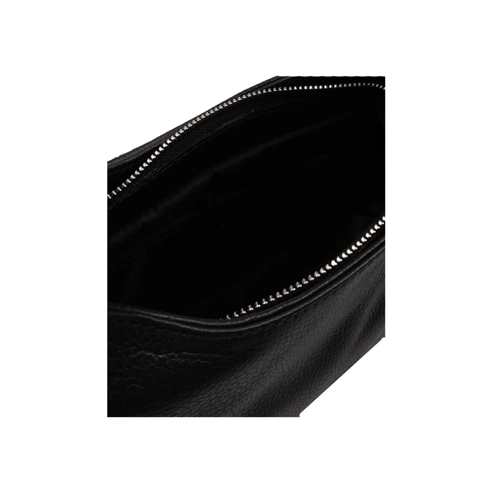 Geanta de umar din piele naturala Antonia Moretti AM1548, Nero, #4, Bagsy