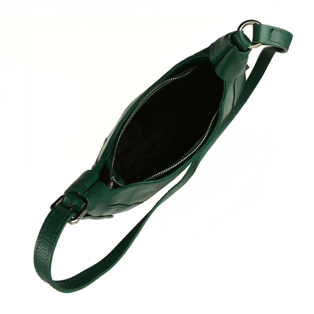 Geanta de umar din piele naturala Antonia Moretti AM1548, Verde, #4, Bagsy