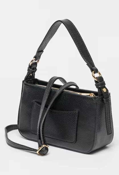 Geanta de umar din piele naturala Chiara Canotti CC1595, Negru, #2, Bagsy