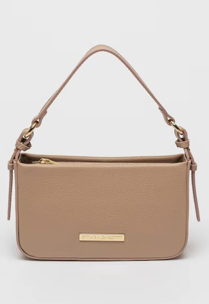 Geanta de umar din piele naturala Chiara Canotti CC1595, Roz prafuit, #1, Bagsy