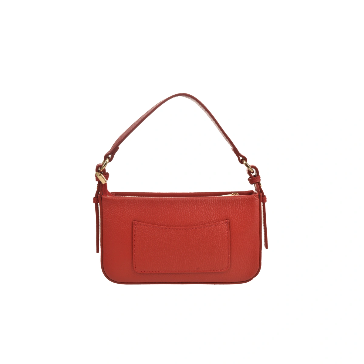 Geanta de umar din piele naturala Chiara Canotti CC1595, Rosu, #3, Bagsy