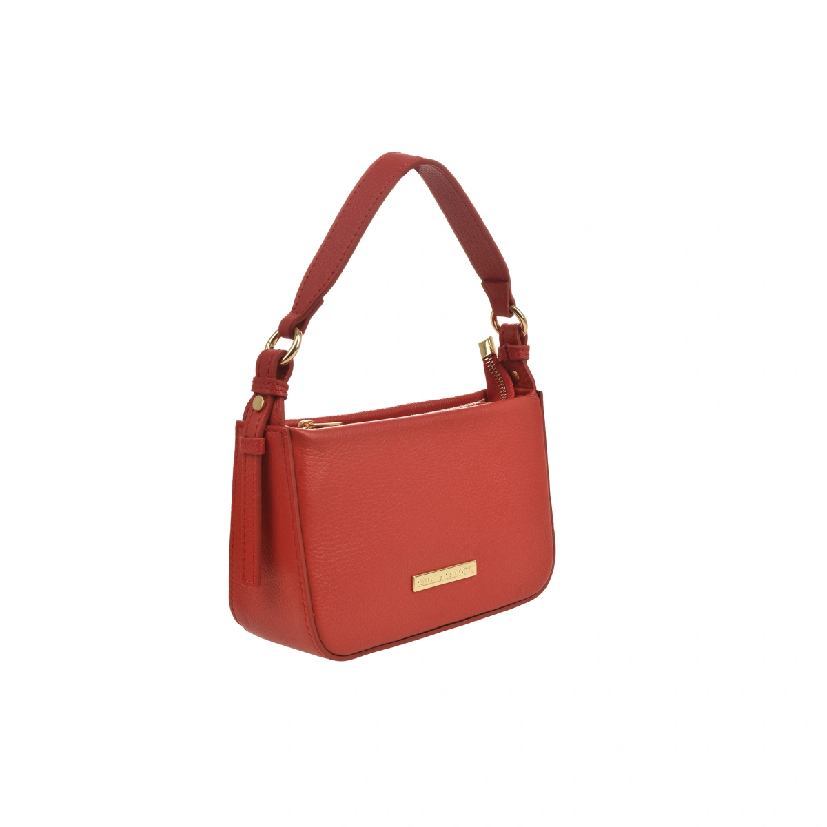 Geanta de umar din piele naturala Chiara Canotti CC1595, Rosu, #2, Bagsy