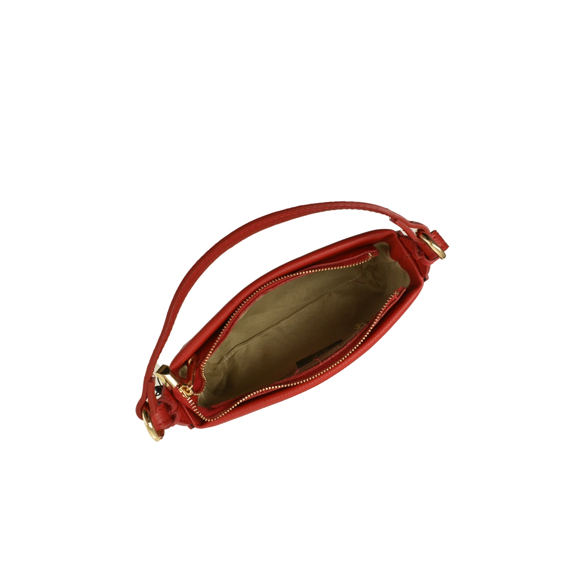 Geanta de umar din piele naturala Chiara Canotti CC1595, Rosu, #4, Bagsy