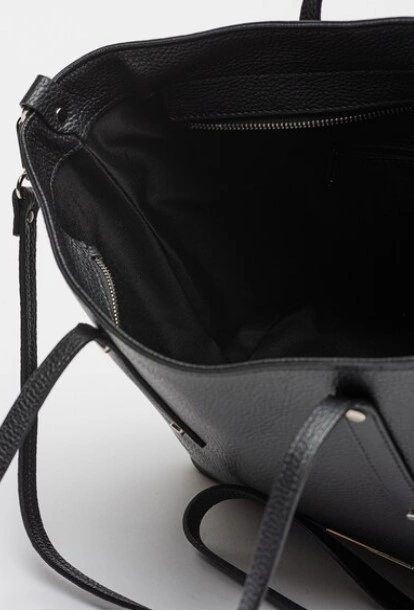 Geanta de umar din piele naturala Antonia Moretti AM1549, Negru, #5, Bagsy