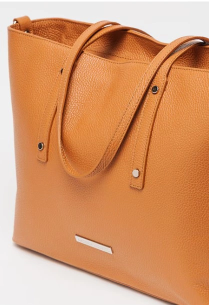 Geanta de umar din piele naturala Antonia Moretti AM1549, Cognac, #4, Bagsy