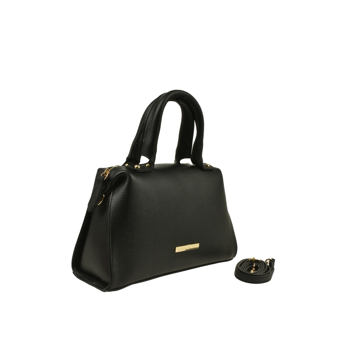 Geanta de mana din piele naturala Chiara Canotti CC1596, Negru, #2, Bagsy