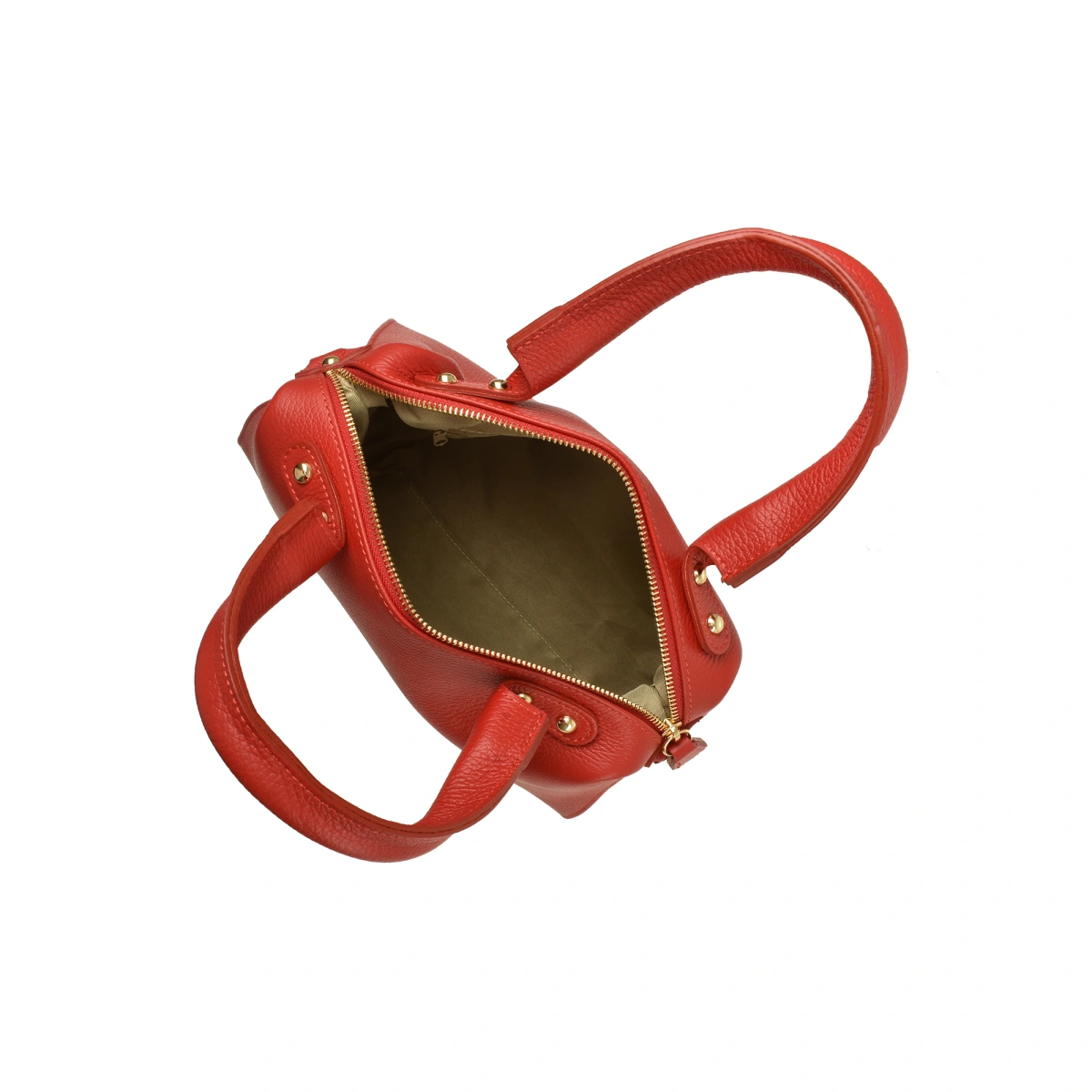 Geanta de mana din piele naturala Chiara Canotti CC1596, Rosu, #4, Bagsy