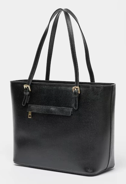 Geanta de mana din piele naturala Antonia Moretti AM1551, Negru, #2, Bagsy