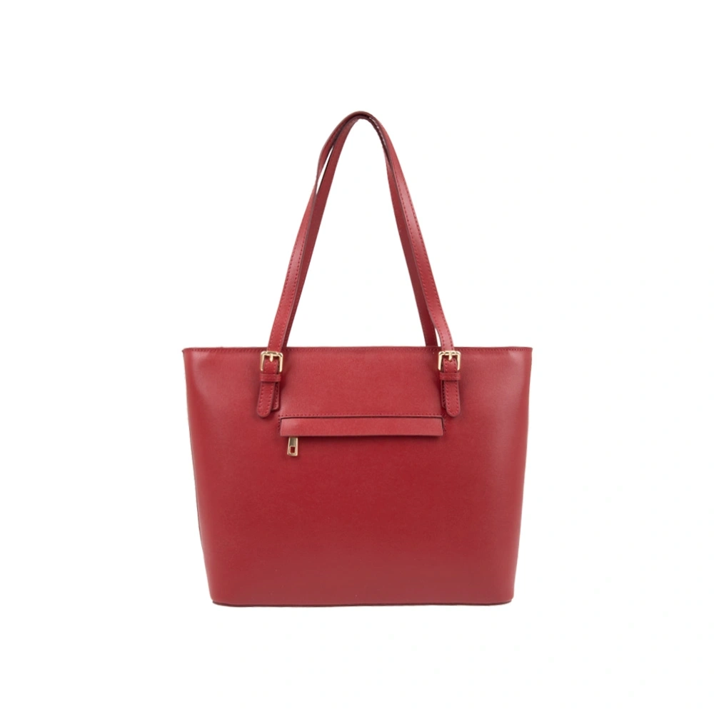 Geanta de mana din piele naturala Antonia Moretti AM1551, Rosu, #2, Bagsy