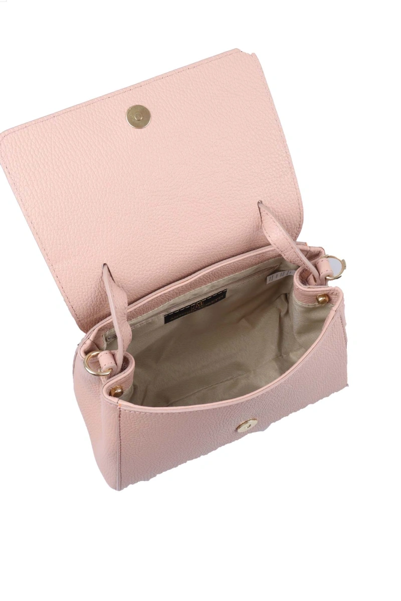 Geanta de umar din piele naturala Antonia Moretti AM1552, Roz prafuit, #4, Bagsy