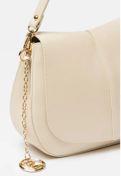 Geanta de umar din piele naturala Antonia Moretti AM1554, Beige, #3, Bagsy