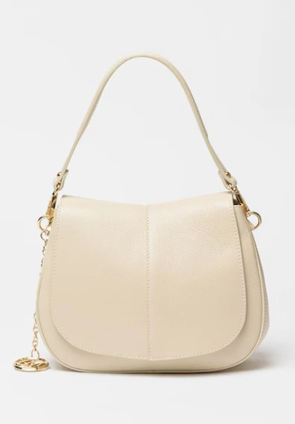 Geanta de umar din piele naturala Antonia Moretti AM1554, Beige, #1, Bagsy