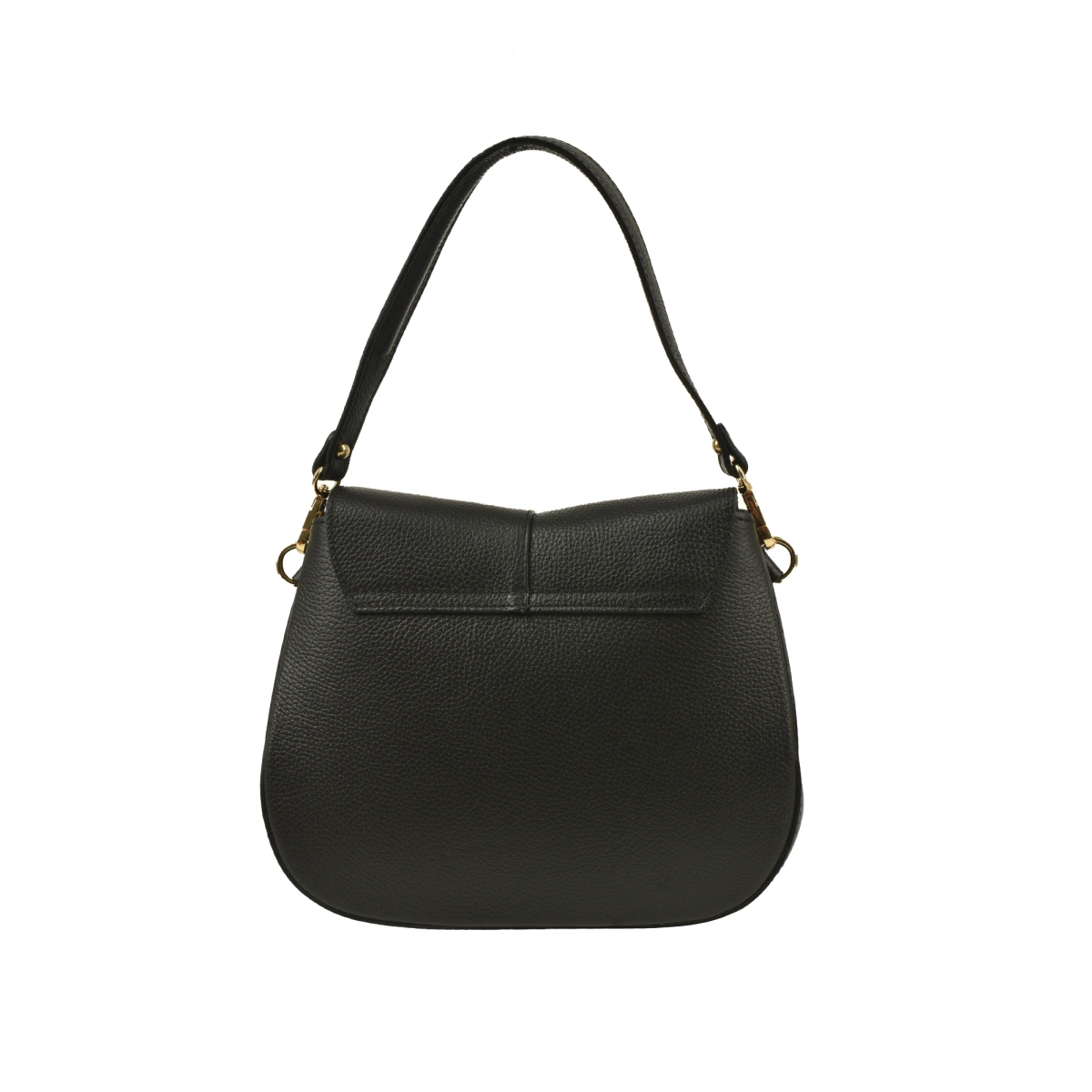 Geanta de umar din piele naturala Antonia Moretti AM1554, Negru, #3, Bagsy