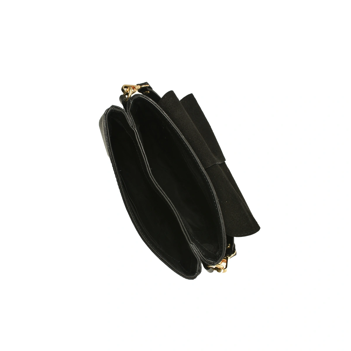 Geanta de umar din piele naturala Antonia Moretti AM1554, Negru, #4, Bagsy