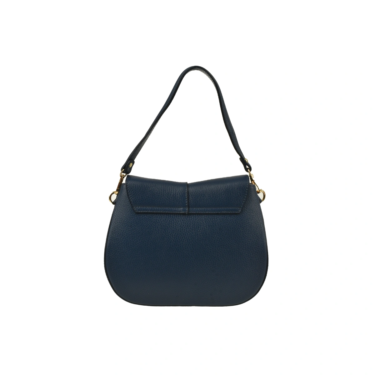 Geanta de umar din piele naturala Antonia Moretti AM1554, Albastru, #3, Bagsy