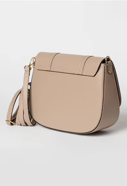 Geanta de umar din piele naturala AM1556, Roz prafuit, #2, Bagsy