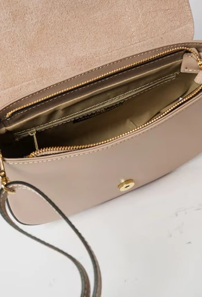 Geanta de umar din piele naturala AM1556, Roz prafuit, #3, Bagsy