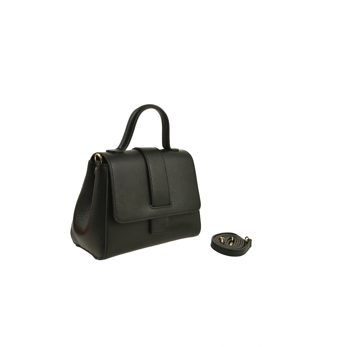 Geanta de umar din piele naturala Chiara Canotti CC1597, Negru, #2, Bagsy