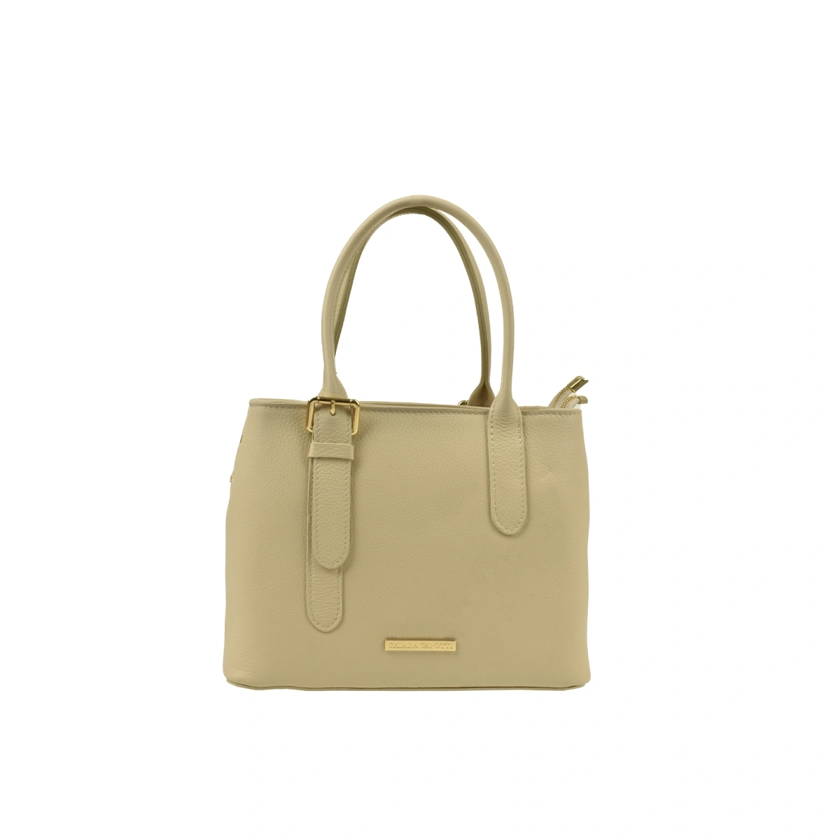 Geanta de mana din piele naturala Chiara Canotti CC1598, Bej, #1, Bagsy