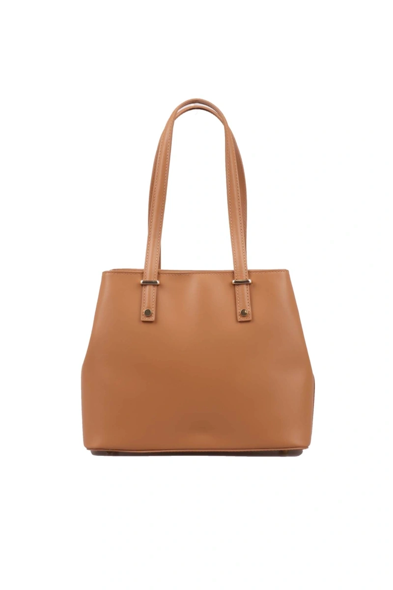 Geanta de umar din piele naturala Chiara Canotti CC1599, Cognac, #3, Bagsy