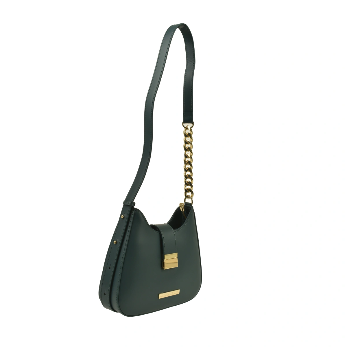 Geanta de umar din piele naturala Antonia Moretti AM1557, Verde, #2, Bagsy