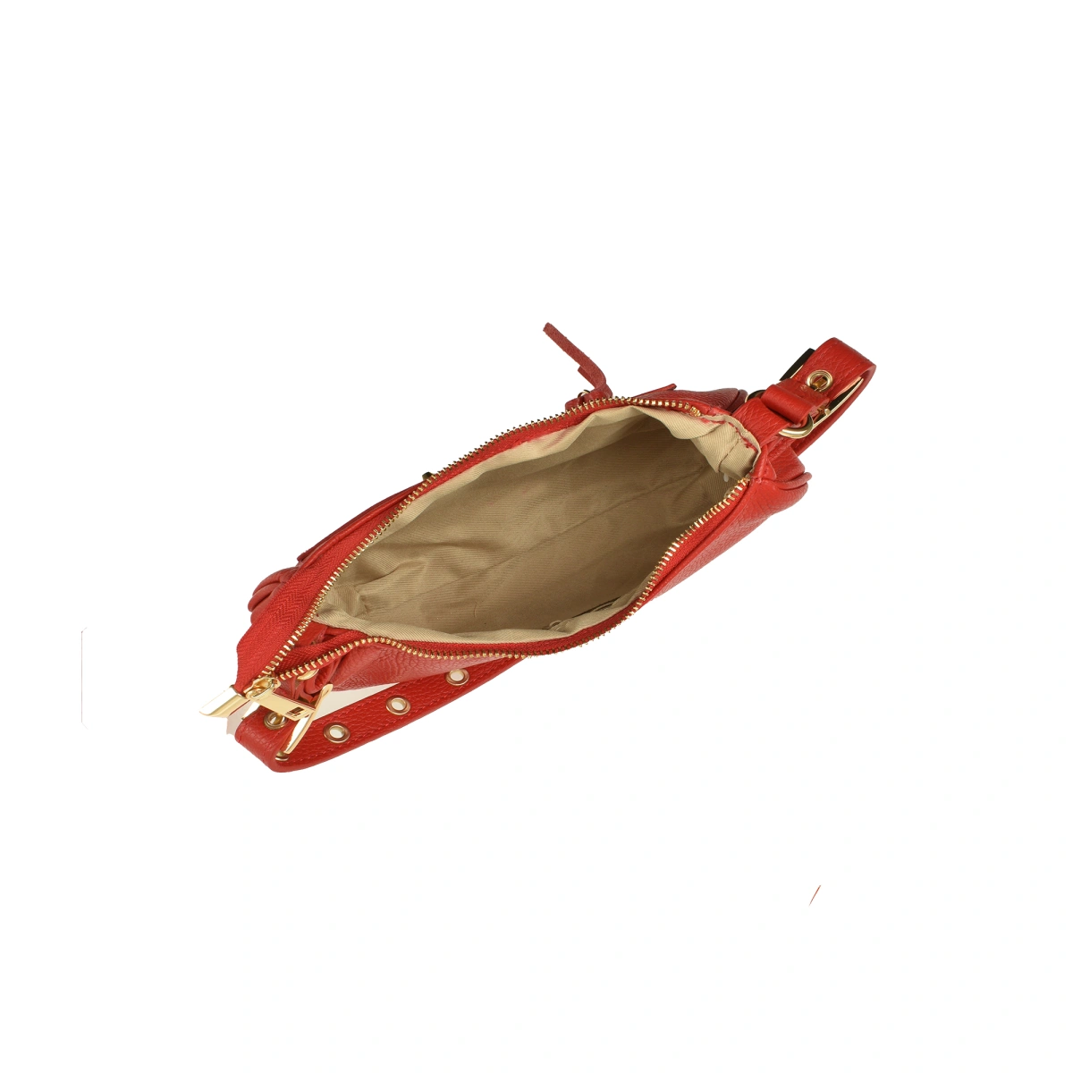 Geanta de umar din piele naturala Antonia Moretti AM1558, Rosu, #4, Bagsy