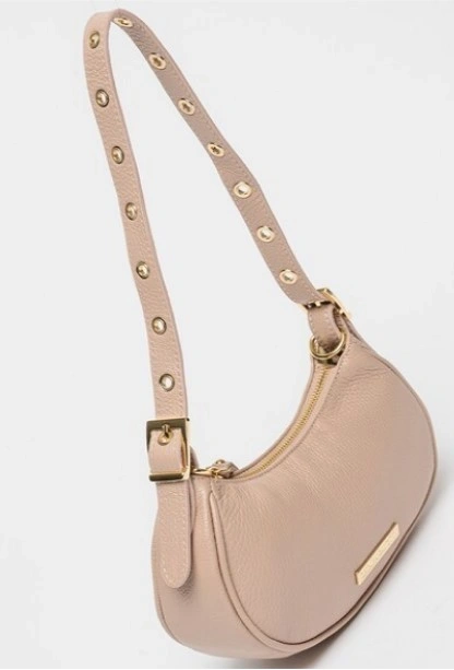 Geanta de umar din piele naturala Chiara Canotti CC1600, Roz prafuit, #3, Bagsy