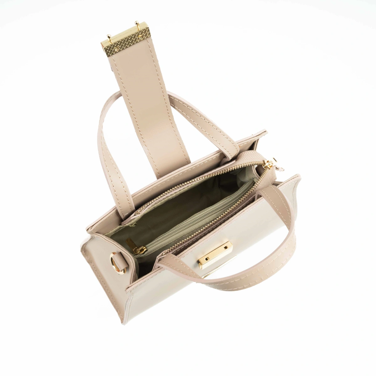 Geanta de mana Antonia Moretti AM1561, Roz prafuit, #4, Bagsy