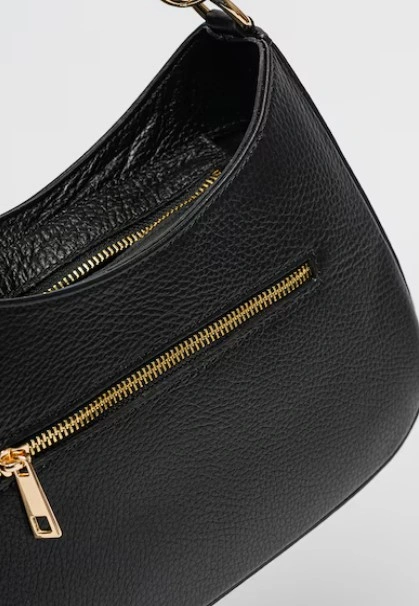 Geanta de umar din piele naturala Chiara Canotti CC1601, Negru, #3, Bagsy