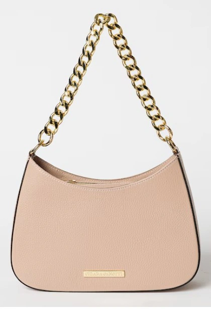 Geanta de umar din piele naturala Chiara Canotti CC1601, Roz prafuit, #1, Bagsy