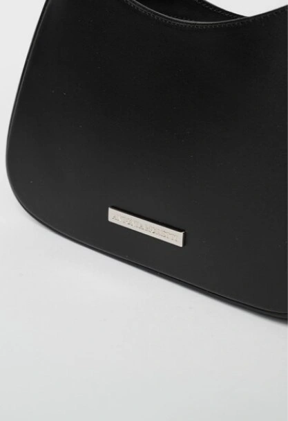 Geanta de umar din piele naturala Antonia Moretti AM1566, Negru, #3, Bagsy