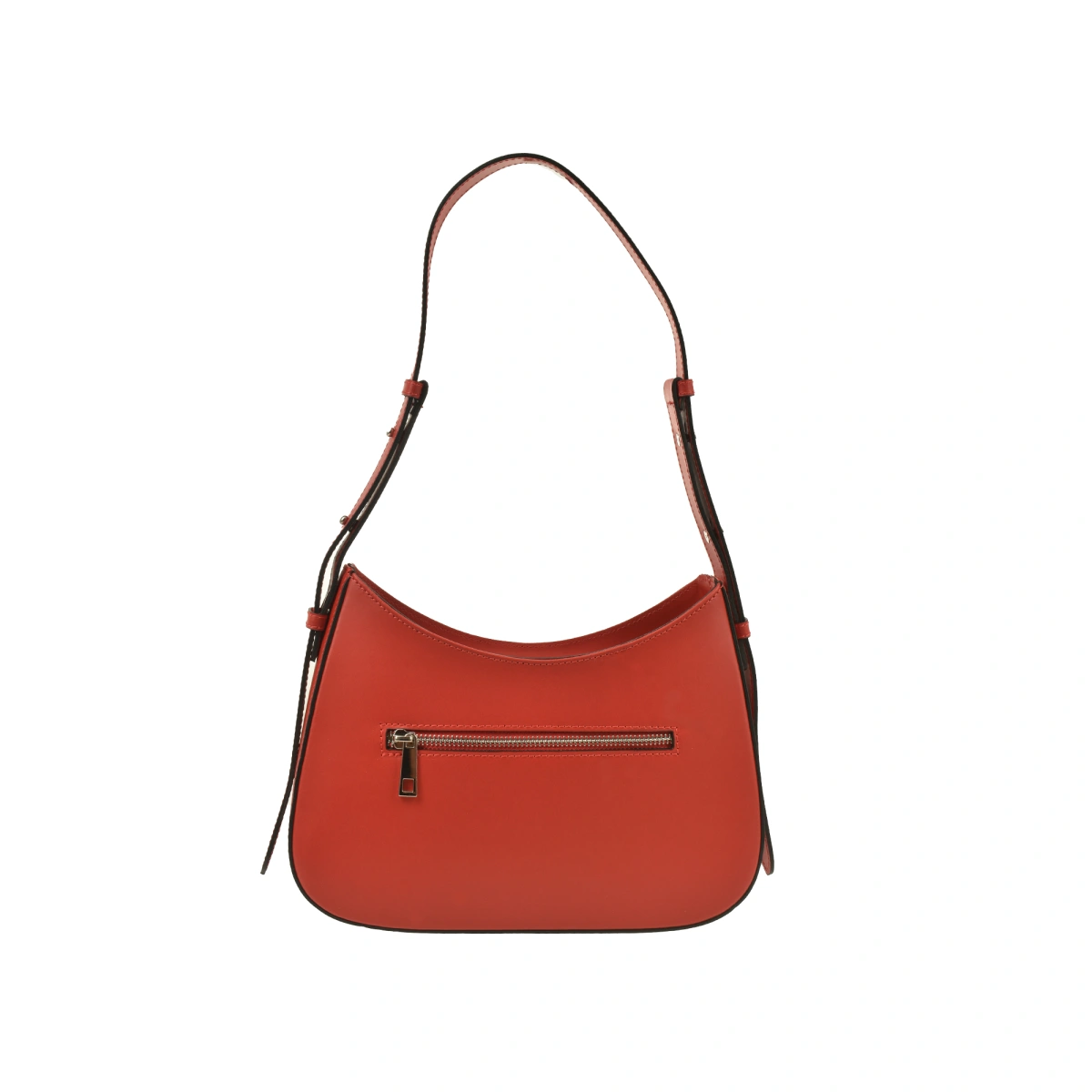 Geanta de umar din piele naturala Antonia Moretti AM1566, Rosu, #3, Bagsy