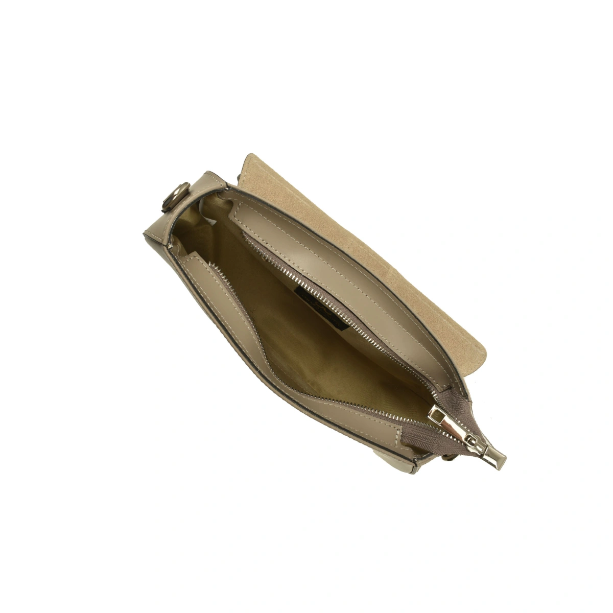 Geanta de umar din piele naturala Chiara Canotti CC1602, Grej, #4, Bagsy