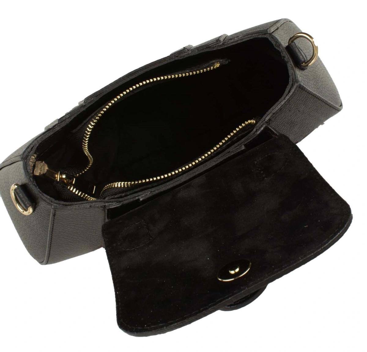 Geanta de mana din piele naturala Chiara Canotti CC1603, Negru, #4, Bagsy