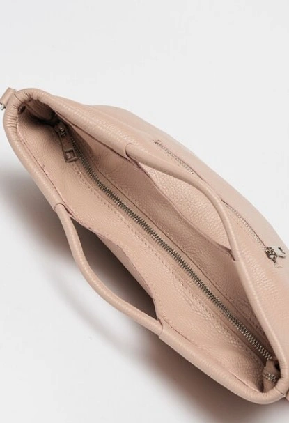 Geanta de mana din piele naturala Chiara Canotti CC1605, Roz prafuit, #3, Bagsy