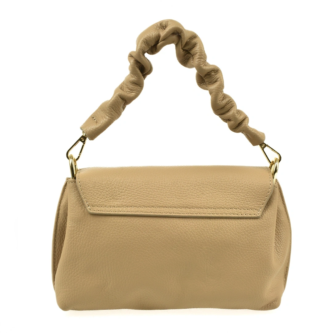 Geanta de umar din piele naturala Chiara Canotti CC1606, Grej, #3, Bagsy