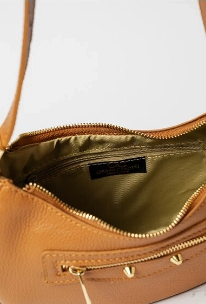 Geanta de umar din piele naturala Chiara Canotti CC1608, Cognac, Nr. 5, Bagsy