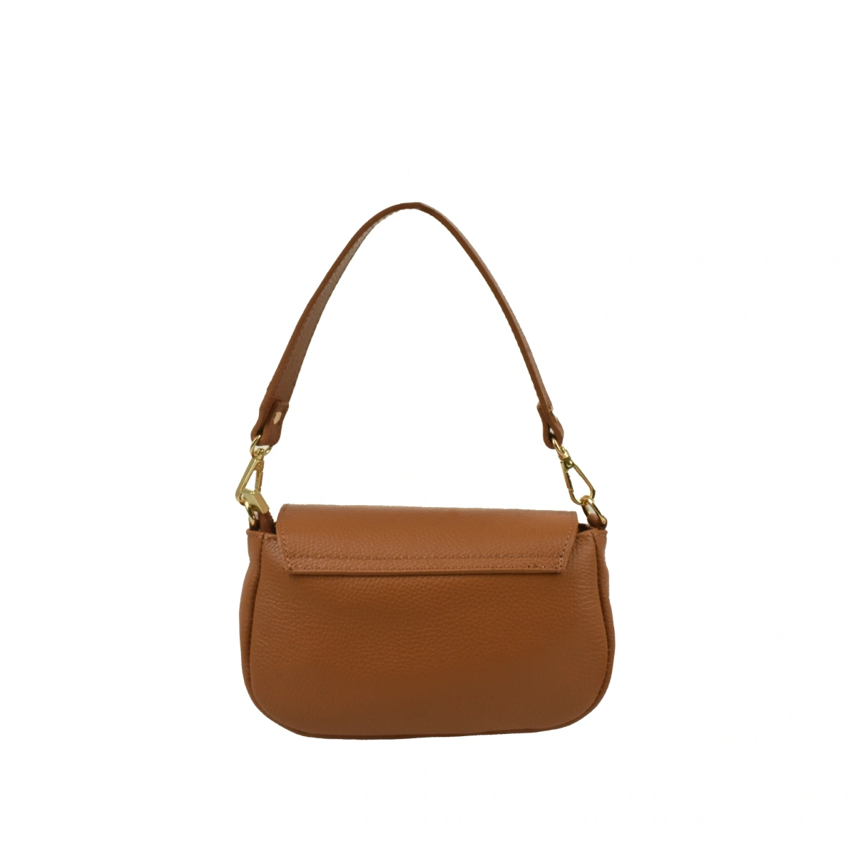 Geanta de umar din piele naturala Chiara Canotti CC1609, Cognac, #3, Bagsy