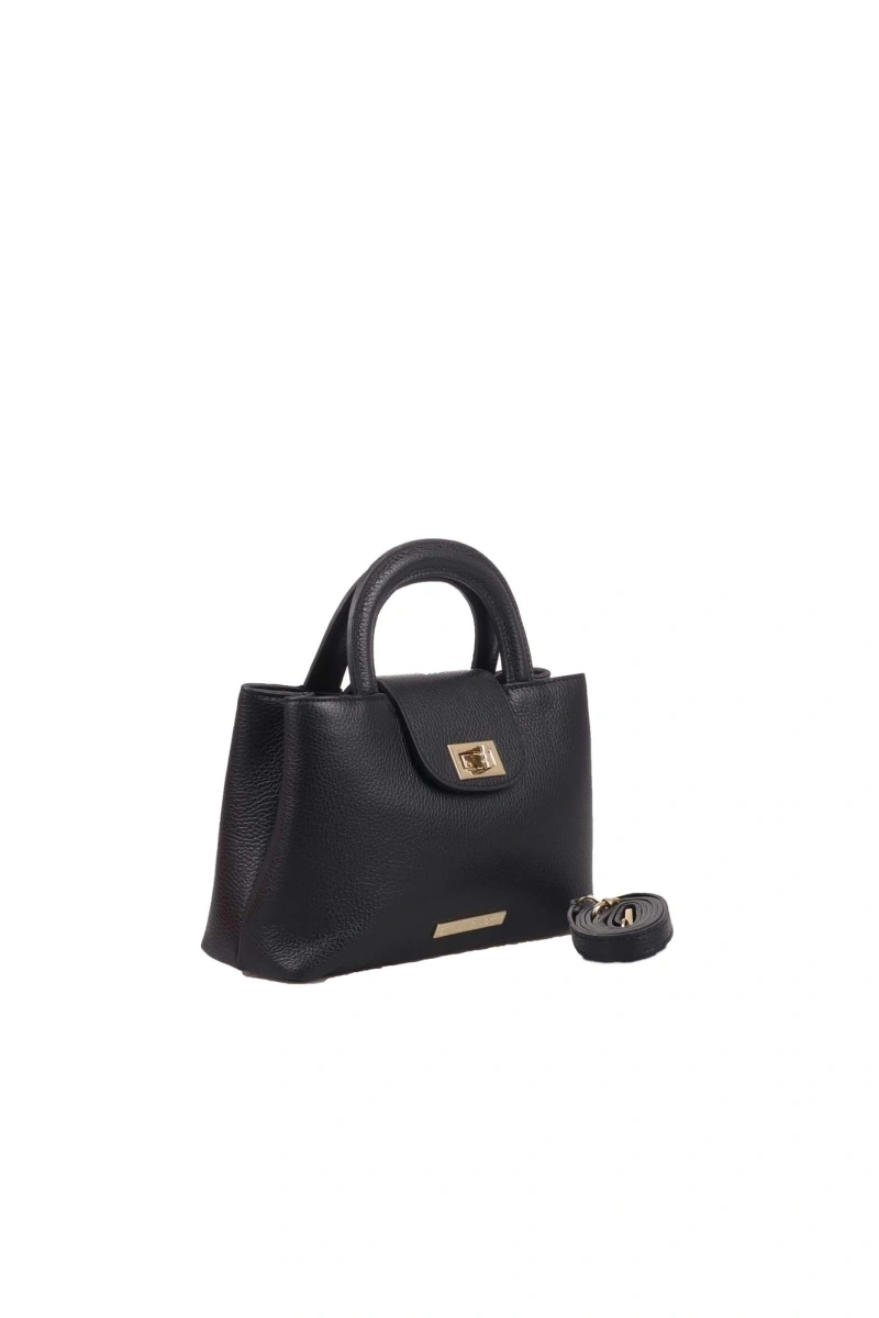 Geanta de umar din piele naturala Chiara Canotti CC1612, Negru, #2, Bagsy