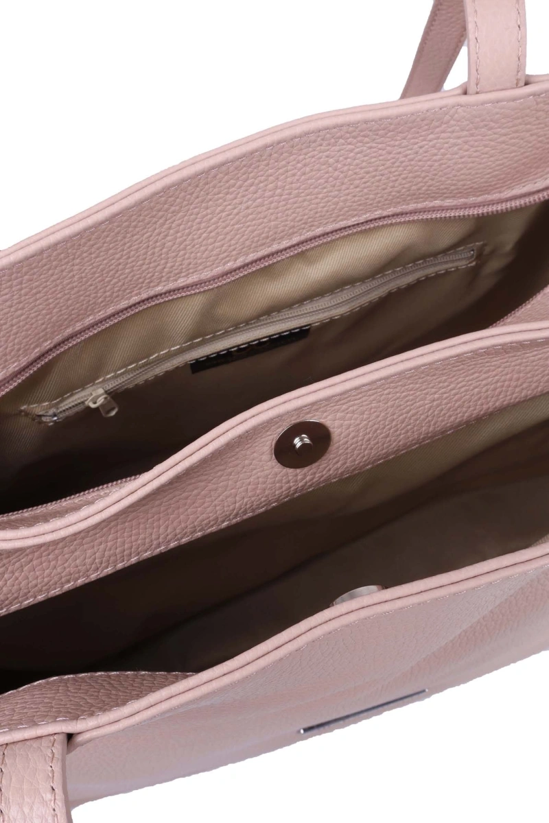 Geanta de umar din piele naturala Chiara Canotti CC1614, Roz prafuit, #4, Bagsy