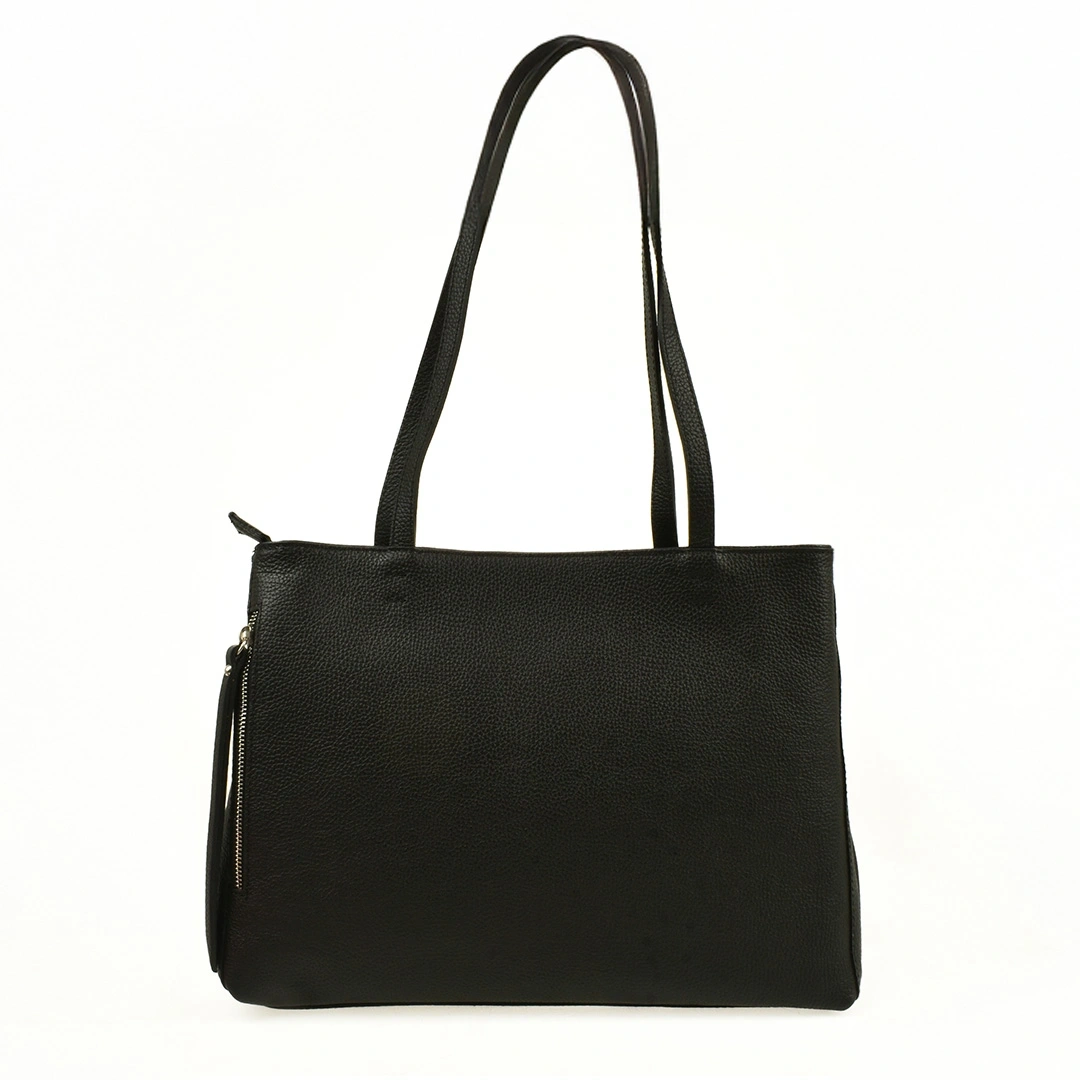 Geanta de umar din piele naturala Chiara Canotti CC1614, Negru, #3, Bagsy