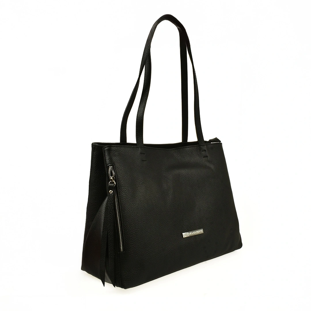 Geanta de umar din piele naturala Chiara Canotti CC1614, Negru, #2, Bagsy