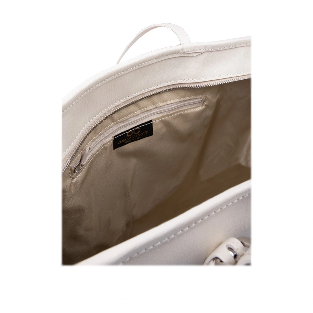 Geanta de umar din piele naturala Chiara Canotti CC1615, Bej, #4, Bagsy