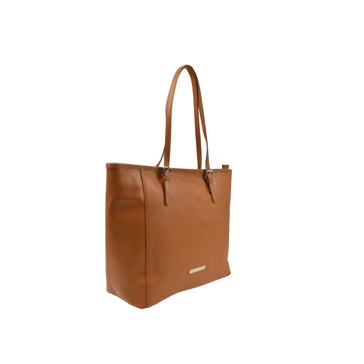 Geanta de umar din piele naturala Chiara Canotti CC1615, Cognac, #2, Bagsy