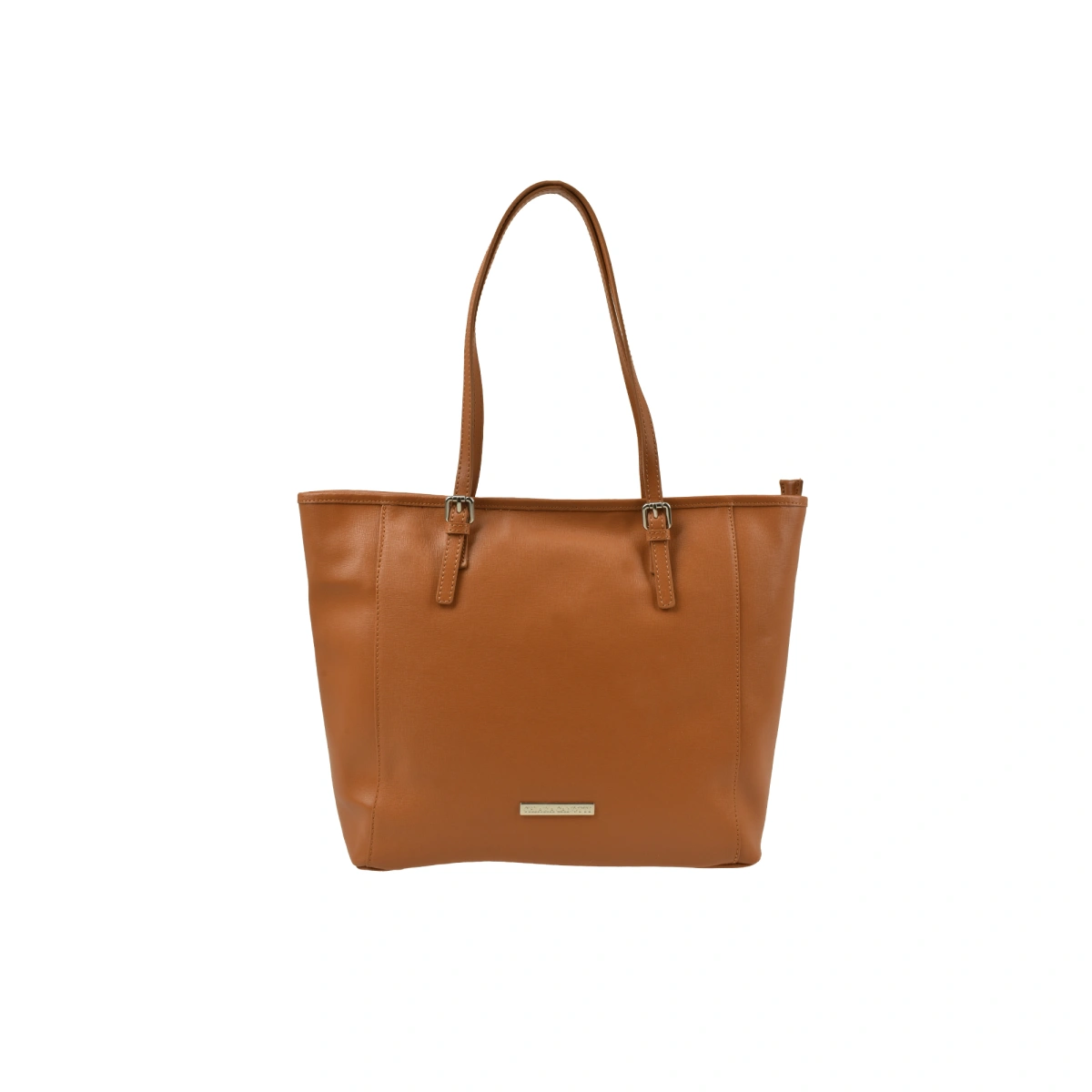 Geanta de umar din piele naturala Chiara Canotti CC1615, Cognac, #1, Bagsy