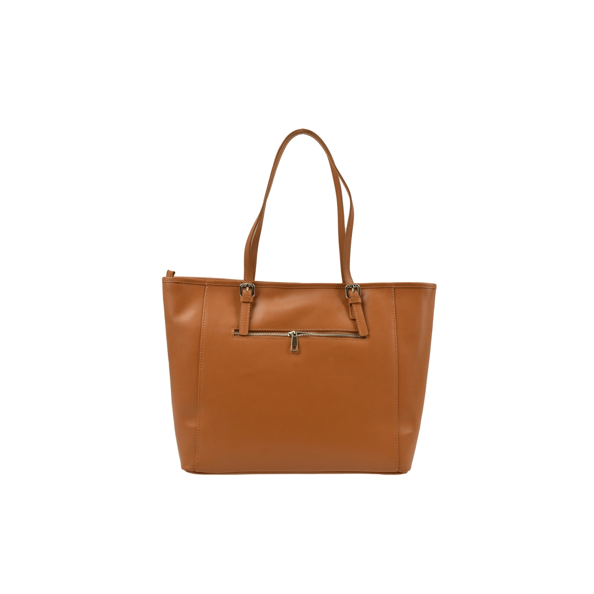 Geanta de umar din piele naturala Chiara Canotti CC1615, Cognac, #3, Bagsy