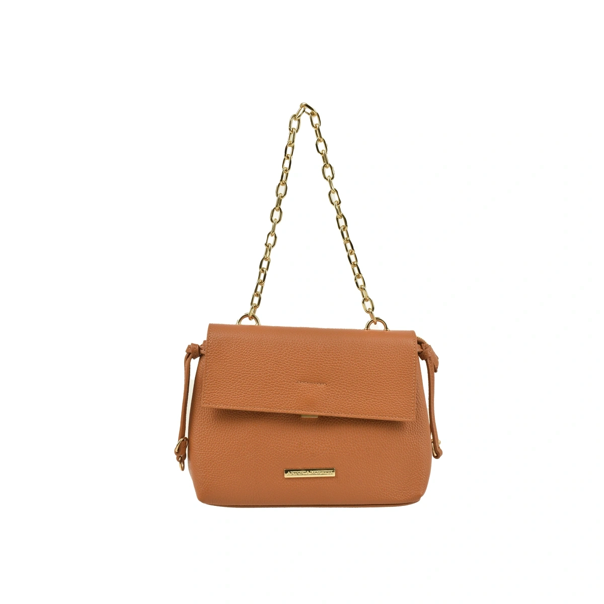 Geanta de umar din piele naturala Antonia Moretti AM1569, Cognac, #1, Bagsy