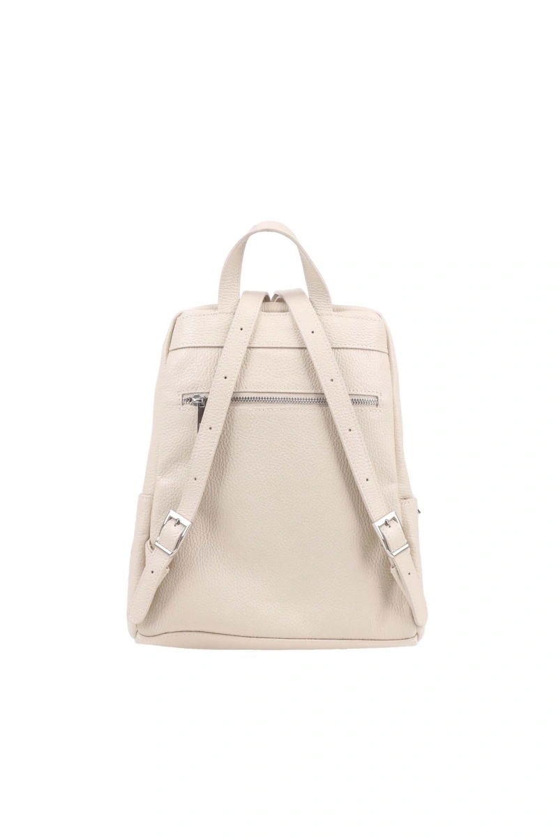 Rucsac dama din piele naturala Chiara Canotti CC1619, Bej, #2, Bagsy